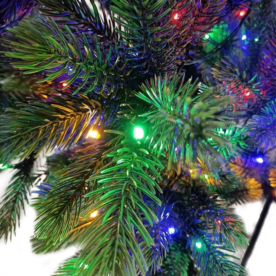 Wintervalley Trees - Arbre de Noël artificiel Lucas avec lumière - 138x240cm - Vert