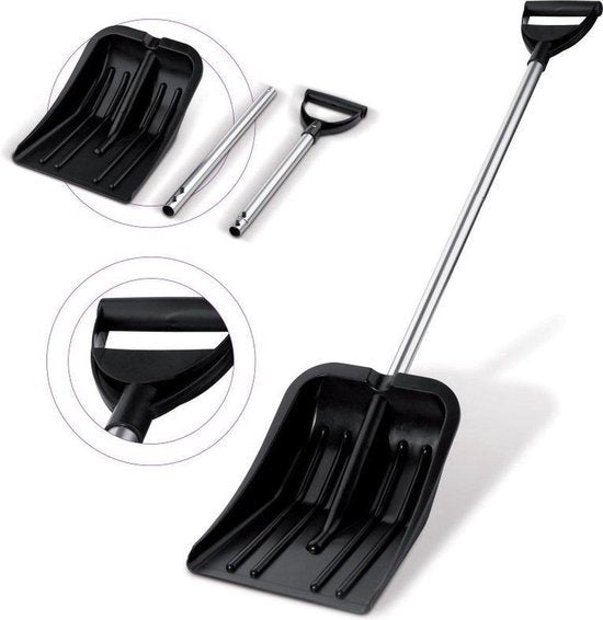 All Ride Pelle à neige - Facile à démonter - Plastique - 94 cm - Noir