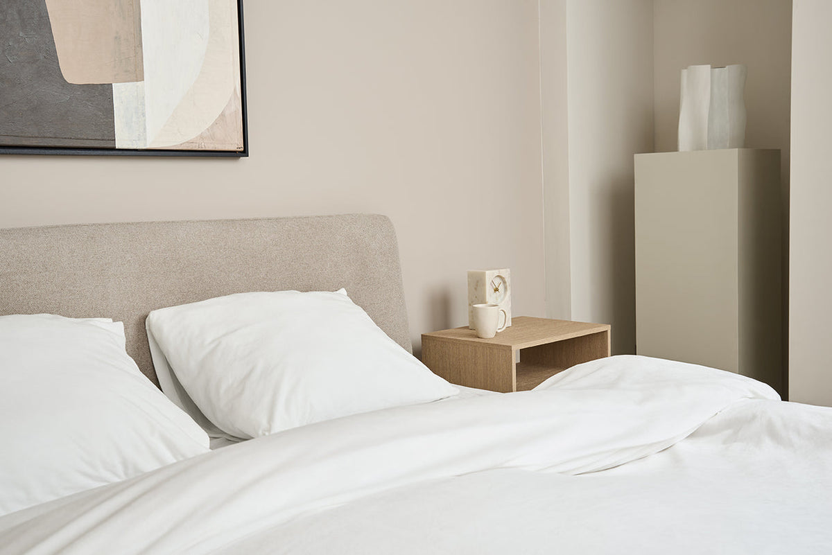 SJUMO Silky Smooth - Fresh White - Enveloppe de couette - 220 x 200cm