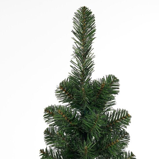 Black Box Trees Charlton : sapin de Noël élancé, modèle en colonne - Décoration de Noël d'aspect naturel - Sapin artificiel à structure articulée pour un montage rapide - H 185 x Ø 53 cm - Vert