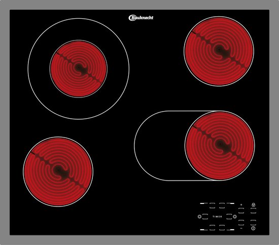 Plaque de cuisson vitrocéramique Bauknecht CTAR 9642 IN avec fonction Booster