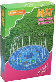 Piscine ronde pour bébés à motifs de pois - 90 cm