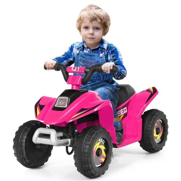 Coast Stroller Mini Electroquad 6 V Battery-Operated Quad 2.8-4.6 km/h Pink Pink