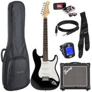 Kit de démarrage pour guitare électrique Fazley Classic Series FST118 - Noir