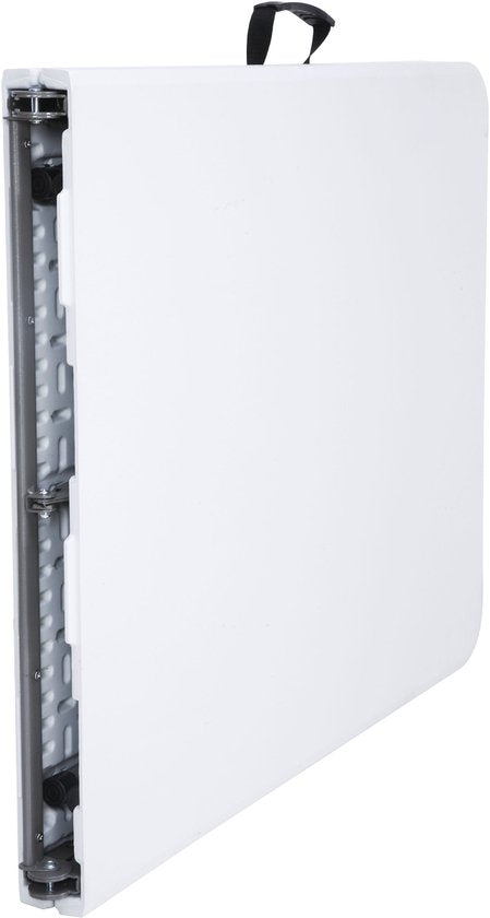 Table de bière pliable AXI Elba – Blanche – 180 x 74 x 75 cm – Pliable – Avec poignées – Idéale à emporter – Structure en acier et plastique HDPE – Portable et peu encombrante – Jusqu’à 150 kg
