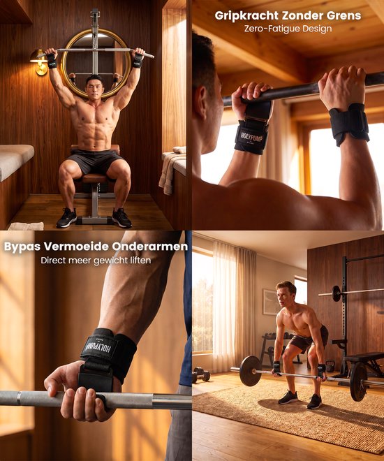ProTrue® Lifting Hooks, sangles de levage, sangles de soulevé de terre, Power Grips, bandes de poignet pour le fitness, la musculation, le CrossFit, la gymnastique suédoise, la gymnastique artistique et la musculation