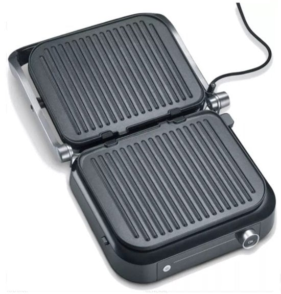 Grill de table Severin KG2395 SEVINI Pro - 7 programmes automatiques - Revêtement antiadhésif - jusqu'à 230 °C