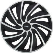 Enjoliveurs WRC 14 pouces - argent/noir - 4 pièces