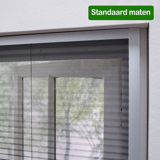 Bruynzeel fenêtre plissée s500 123x155 BLANC