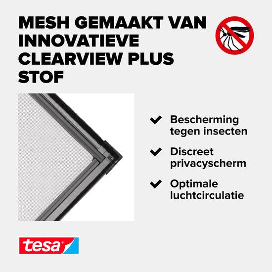 tesa ALU COMFORT 55195-00002-00 Moustiquaire (l x h) 1 200 mm x 1 500 mm Blanc 1 pièce(s)