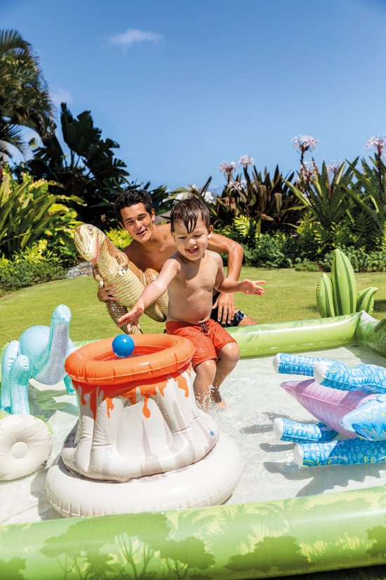 Centre de jeux Intex Jurassics Adventure - 201 x 201 x 36 cm