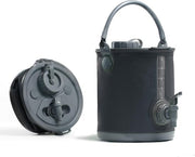 Colapz 2-in-1 Distributeur d'eau pliable 8L - Carafe d'eau avec robinet pour le camping - Carafe d'eau avec couvercle - Jerry Can avec robinet - Réservoir d'eau - Robinet de limonade - Gris - Camping avec caravane et camping-car en 2024