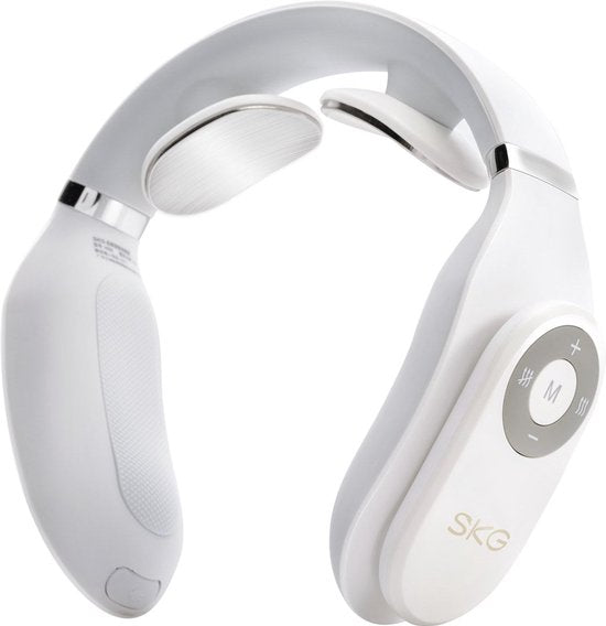 SKG – Appareil de massage pour la nuque – Portable – Avec télécommande – 4098E – Blanc