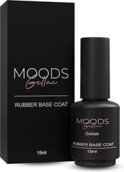 Moods Gellac - Rubber Base Coat - Vernis à ongles - Gellac Starter Pack - Ongles - Gellac Set - 15 ML