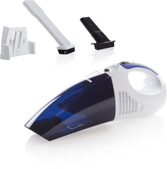 Tristar KR-2176 - Aspirateur à main 0,55 litre - Filtre lavable - Différentes buses - Blanc