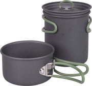 Bo-Camp - Batterie de cuisine - Explorer - 2 pièces - Anodisation dure - Aluminium