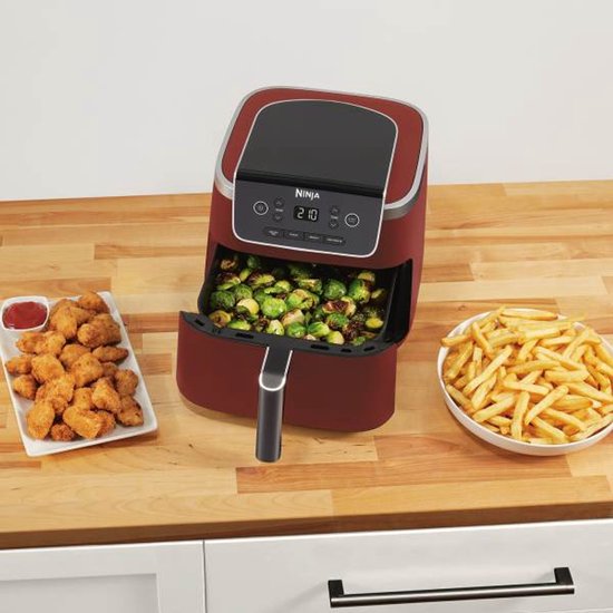 Ninja Airfryer XL PRO AF140EUCM 4,7 litres, friteuse à air chaud autonome, rouge cannelle, avec 4 programmes de cuisson - Meilleur achat