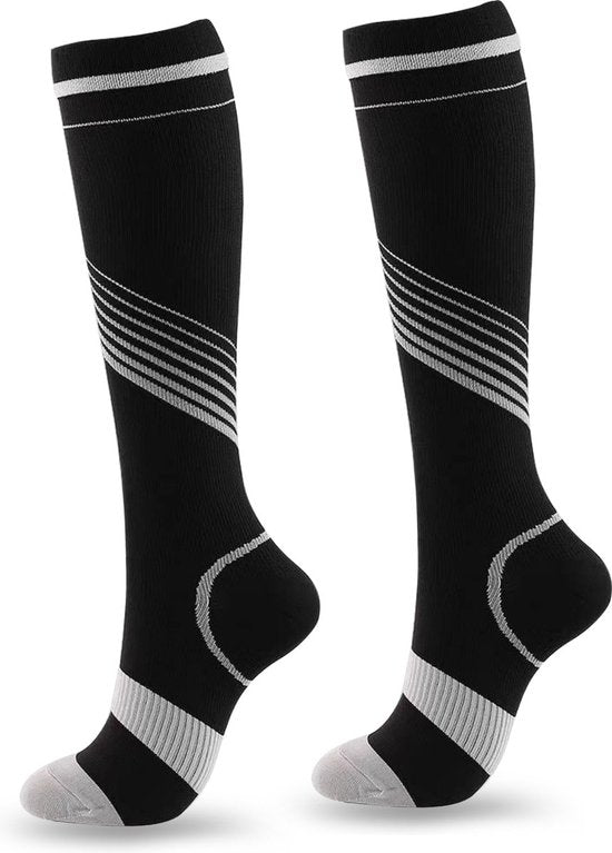 Roegaarden compression socks - chaussettes de compression - chaussettes de soutien - Taille 45-47 - Noir