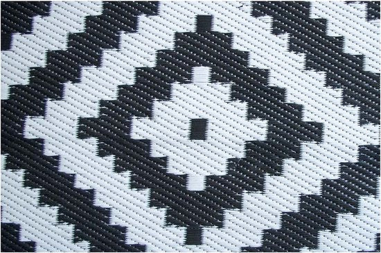 Bo-Camp - Urban Outdoor - Tapis de détente - Lewisham - XL - Noir/Blanc