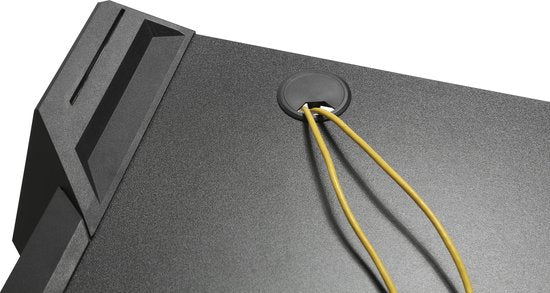 Bureau gaming - avec éclairage LED - 130 cm de large