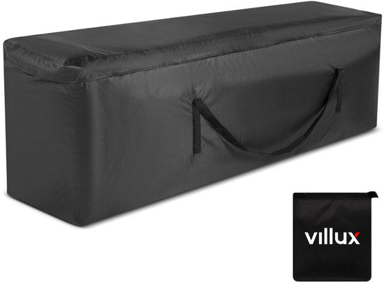 Housse pour coussins de jardin Villux - Housse pour coussins de jardin - Imperméable - 420D - Housse de rangement pour coussins de jardin - Sac pour coussins de jardin - Housse de protection pour mobilier de jardin - Housse pour coussins de jardin - Houss