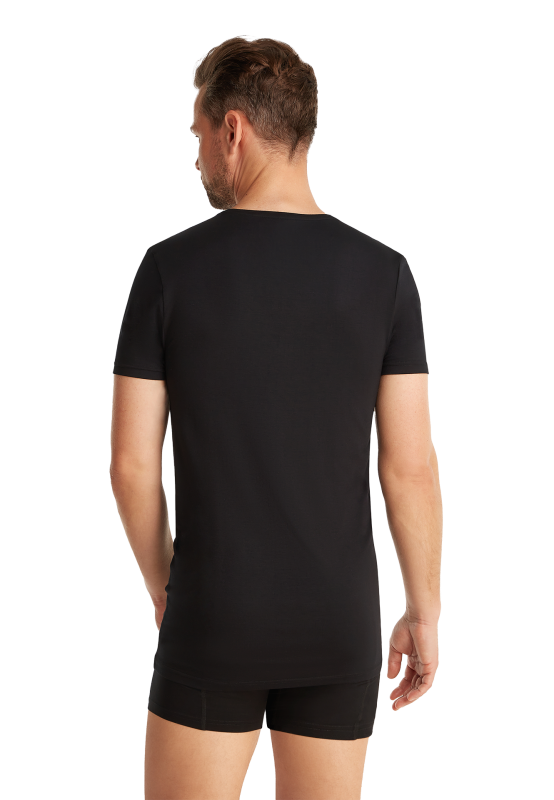 Ten Cate T-shirt col V - noir - Taille M