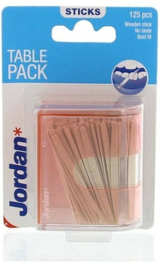 Présentoir de table Jordan Tandenstokers, lot économique - 12 x 125 pièces