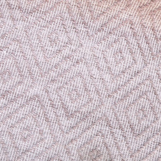 Tapis d'extérieur AXI Bali – Rectangulaire – 140 x 200 cm – Rose – Motif géométrique – Tapis d'extérieur – Résistant aux intempéries et aux UV – Tissage à plat – Tapis de jardin – Pour l'intérieur et l'extérieur
