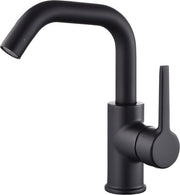 Inspire Cranes - Mélangeur lavabo - Mélangeur salle de bain - avec raccords - Noir
