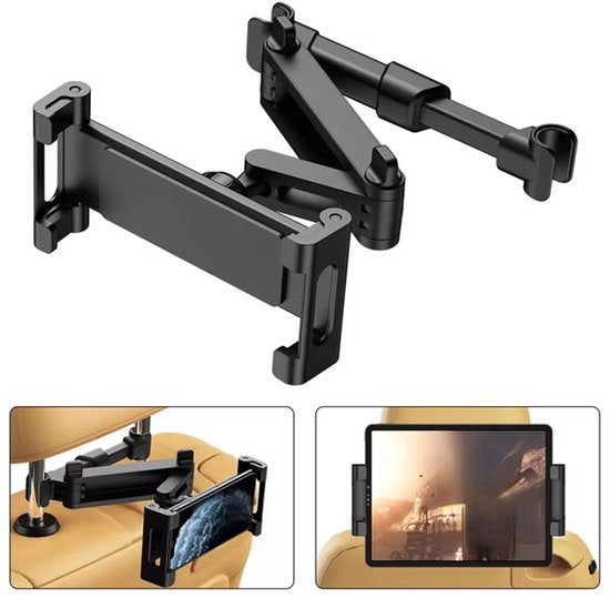 Support pour tablette Garpex® Luxe pour voiture - Appuie-tête - Rotation à 360 degrés - Compatible avec les tablettes, les téléphones et bien plus encore