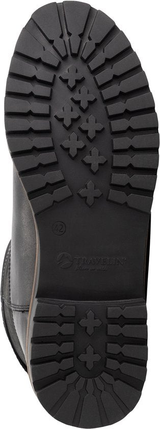 Travelin' Vrangen pour homme - Bottes de plein air - Doublées de laine - Noir