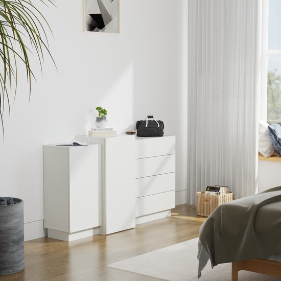 VDD - Armoire - Armoire murale - Buffet - Commode - Blanc - Moderne