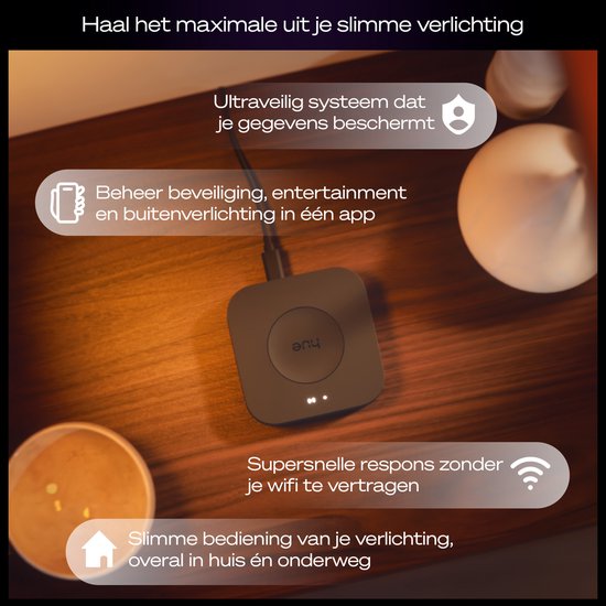 Kit de démarrage Philips Hue - culot GU10 - comprend 1 Hue Bridge Pro, 3 ampoules, 1 DimmerSwitch - lumière blanche et colorée réglable - - éclairage intelligent