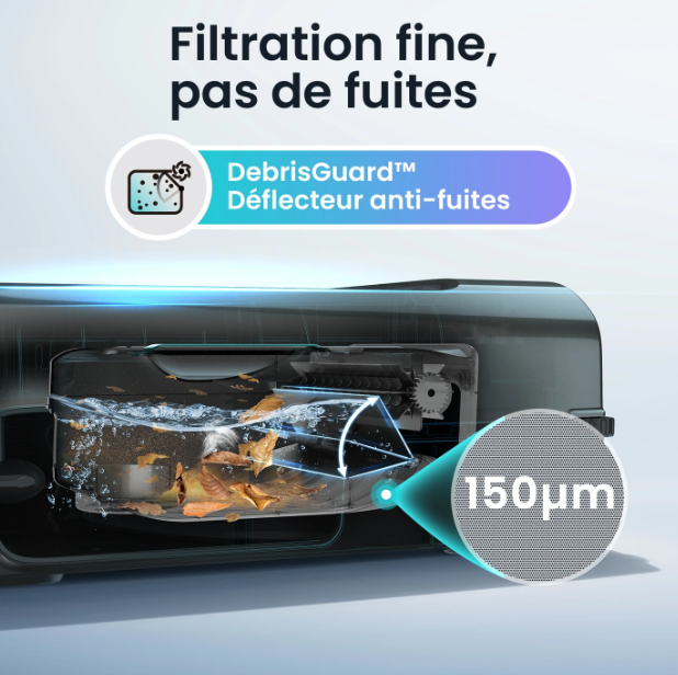 Nettoyeur de surface de piscine Aiper EcoSurfer S2 - Énergie solaire, batterie d'une autonomie de 35 heures, Wi-Fi/Bluetooth