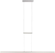 Suspension Profilo 3318ST de Steinhauer, en acier, largeur 150 cm, hauteur réglable de 110 à 170 cm, 2 100 lumens, design moderne pour une utilisation en intérieur