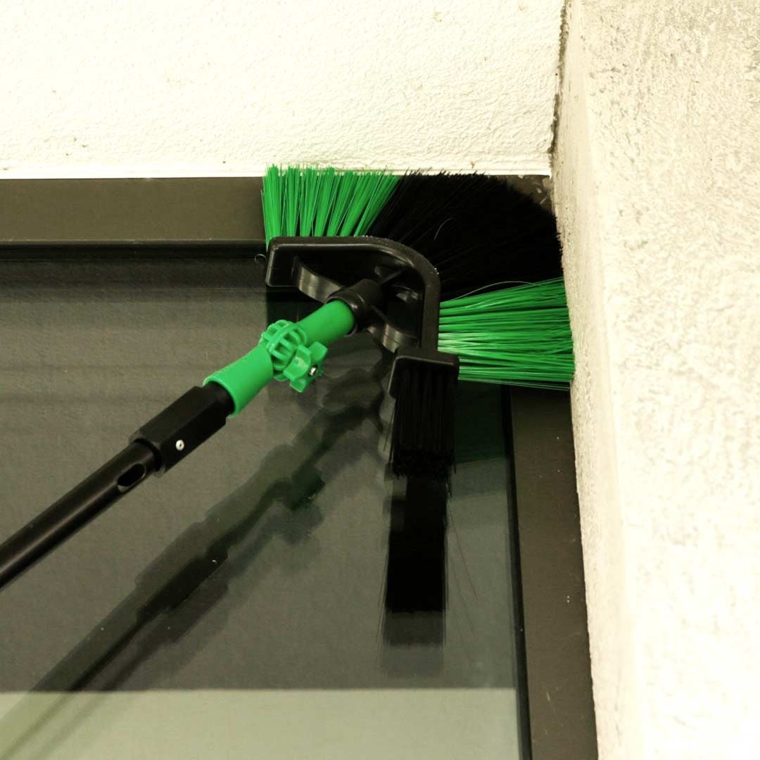 Brosse d'angle Hammersmith AquaClean Deluxe - Spécialement conçue pour le balai à eau - Nettoyage facile des angles