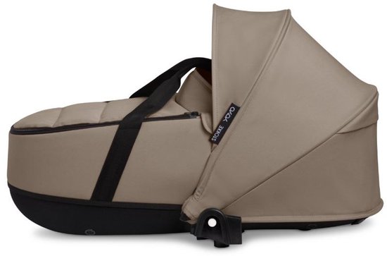 Stokke YOYO Newborn Shell, Taupe - Pour les bébés jusqu'à 6 mois ou 9 kg - Comprend une coque semi-rigide, un matelas double et une chancelière - Compatible avec le châssis YOYO (vendu séparément)