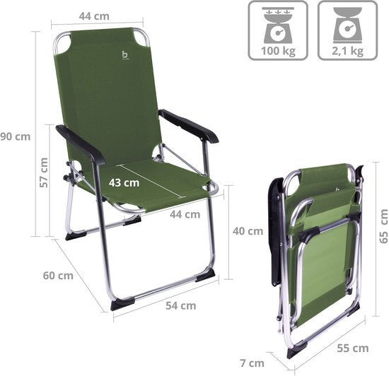 Bo-Camp - Chaise - Copa Rio - M - Forest