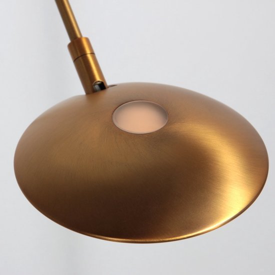 Lampadaire Daphne 2 4602BR - métal bronze, orientable et inclinable, avec LED réglable - Steinhauer