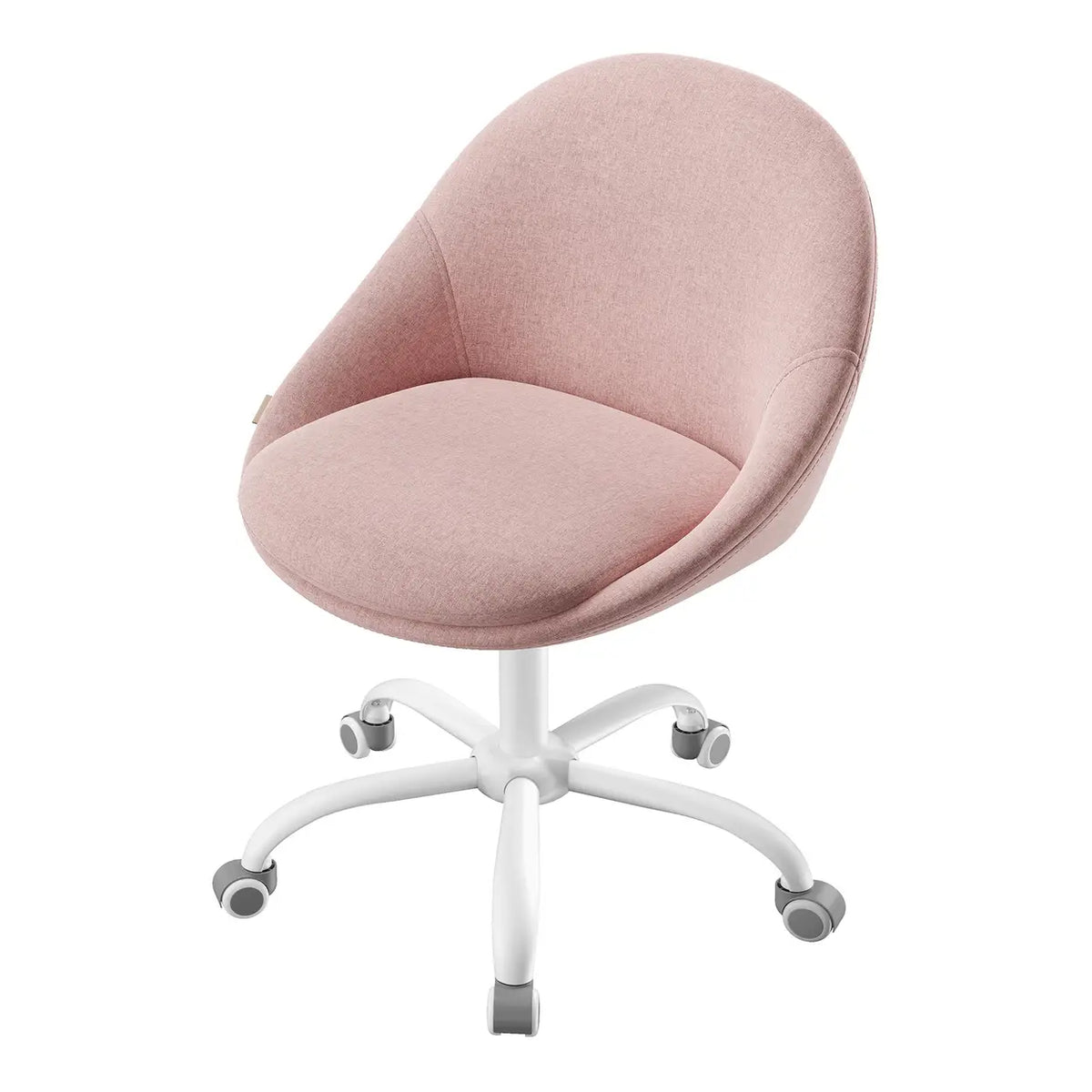Chaise de bureau pivotante JOYFURNOS - Réglable en hauteur - Rose