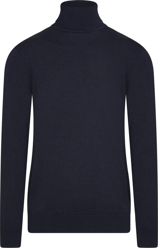 Pull homme col roulé - Cappuccino Italia - bleu marine- Taille M