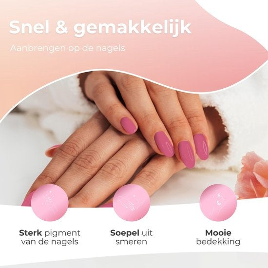 Moods Gellac 6-Piece Set - Vernis à ongles en gel - 8ML - Secret Dreams - Gellac - Nails - Gel Polish Starter Pack - Chic Colours