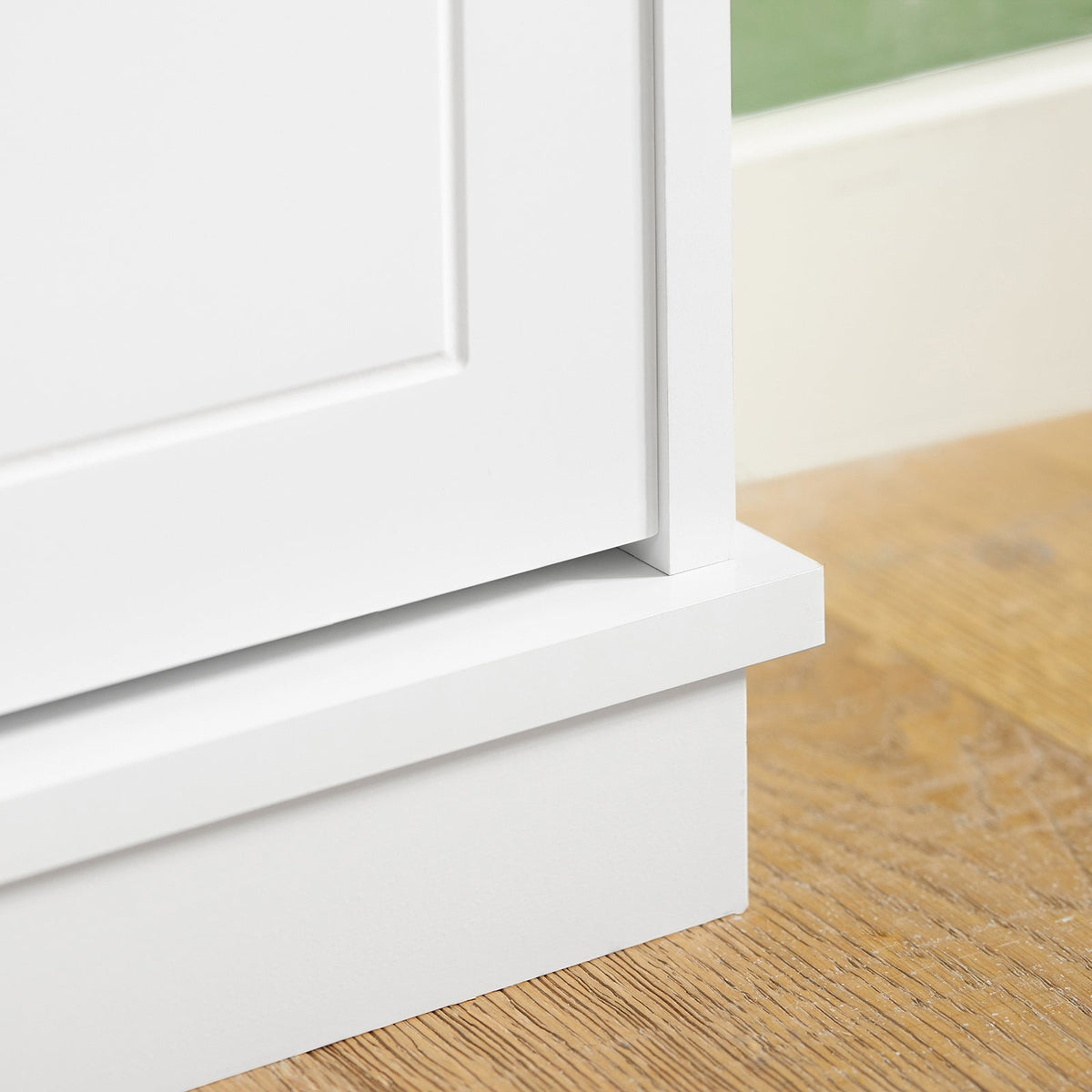SoBuy Meuble à chaussures avec 2 tiroirs - MDF - 76 x 18 x 78 cm - Blanc
