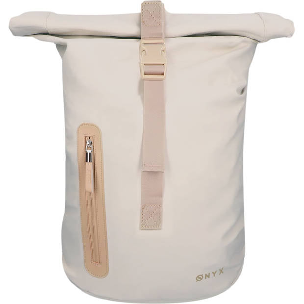 ONYX Rolltop Backpack 25 à 40L - Avec compartiment pour ordinateur portable - Sac à dos ajustable - Sac de voyage - Waterproof and Durable - Sand