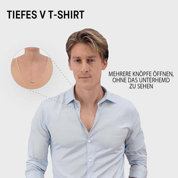 Maillot de sport anti-transpiration Fibershirts pour homme – Taille M – Avec ArmPads Pro et SILVADUR