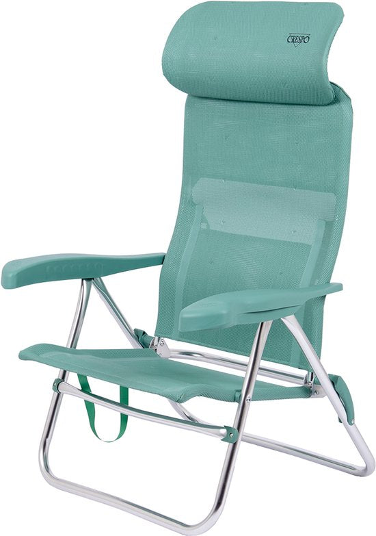 Crespo - Chaise de plage - AL/205 - Compacte - Verte
