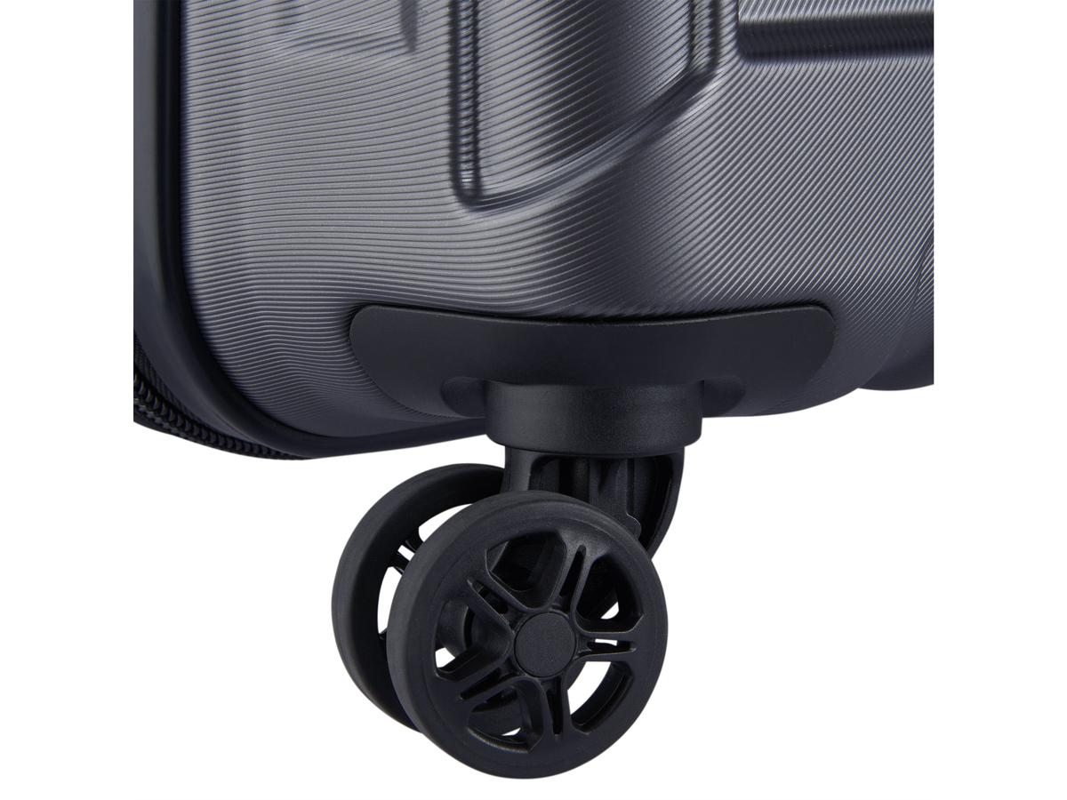 Ensemble de valises à roulettes Delsey Rempart - 2 pièces - 55 cm et 80 cm - Anthracite