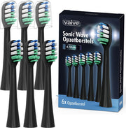 VAIVE Set de têtes de brosse à dents - 6 pièces - Sonic Wave Precision X8900