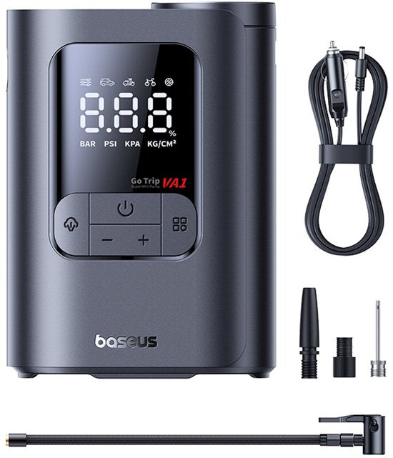 Baseus GoTrip VA1 - Compresseur de voiture - 150 PSI - 12 V - Éclairage LED