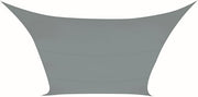 Toile d'ombrage Perel, hydrofuge, 4 x 3 m, 160 g/m², polyester, rectangle, gris clair